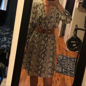 Morimoto Snake Pattern Dress